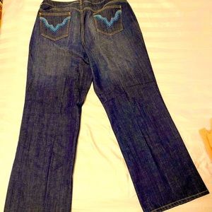Women's blue jeans